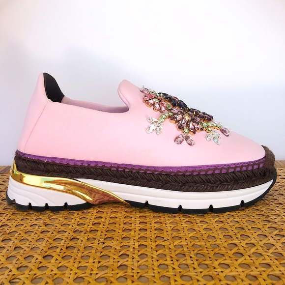 Dolce & Gabbana ‘Barcelona’ Neoprene Sneakers - 38 - Picture 2 of 8